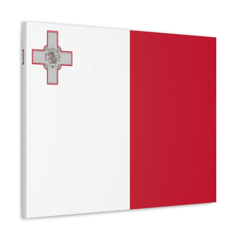 Malta Country Flag Canvas Vibrant Wall Art Unframed Home Decor